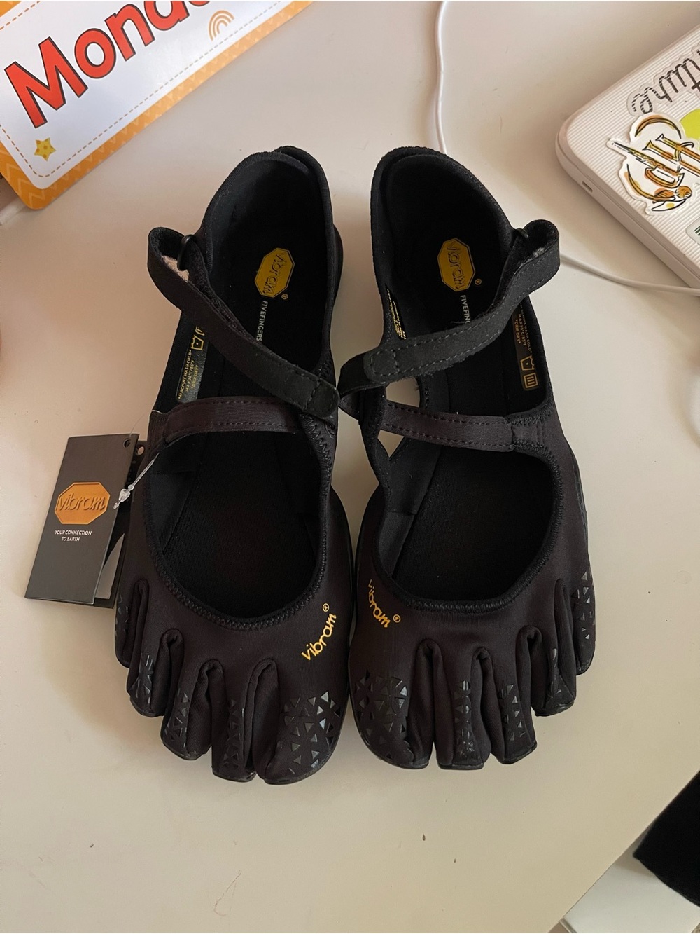 Vibram Black FiveFingers Minimalist Toe Shoes